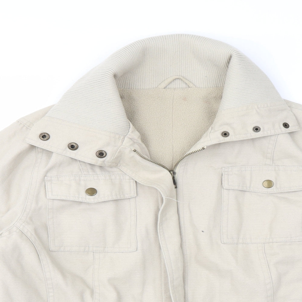 Dorothy Perkins Womens Beige   Jacket Coat Size 18