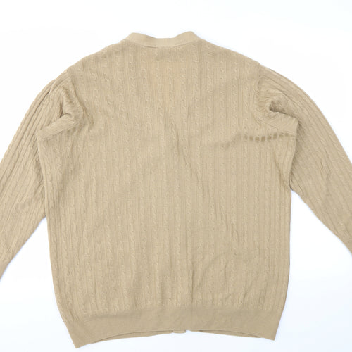 M&S Womens Brown   Cardigan Jumper Size 14