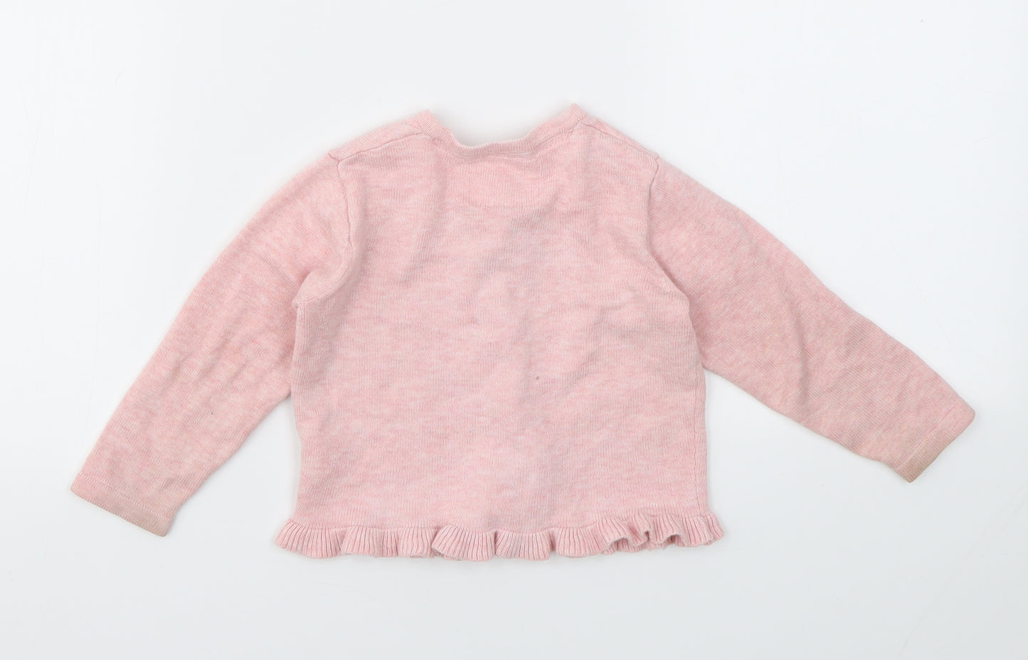 Primark Girls Pink   Cardigan Jumper Size 12-18 Months