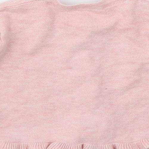 Primark Girls Pink   Cardigan Jumper Size 12-18 Months