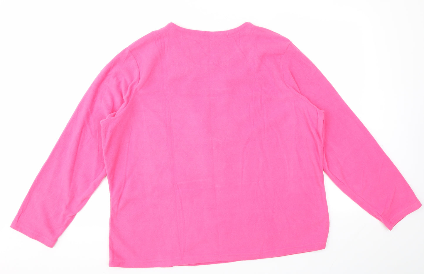 George Womens Pink Geometric  Top Pyjama Top Size 20