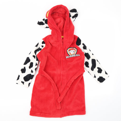 Paw Petrol Boys Red Animal Print   Gown Size 3-4 Years