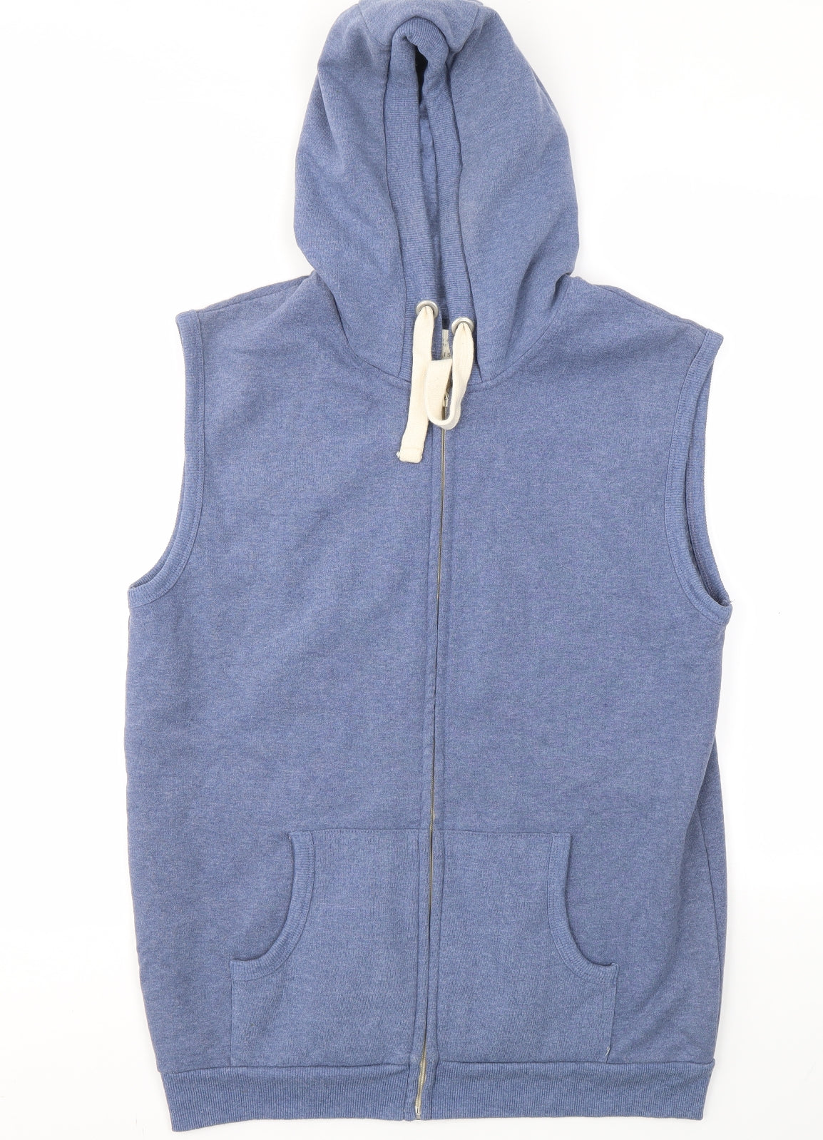 River Island Mens Blue   Full Zip Hoodie Size M
