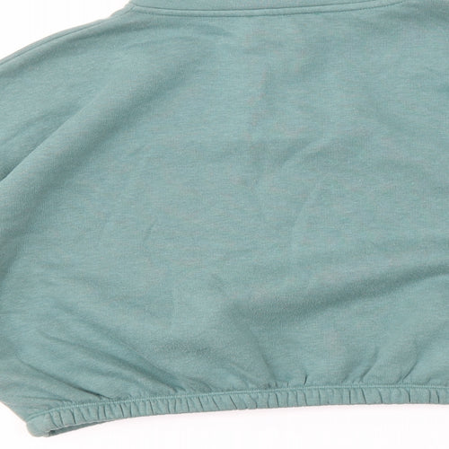 New Look Girls Green Geometric  Pullover Jumper Size 14-15 Years