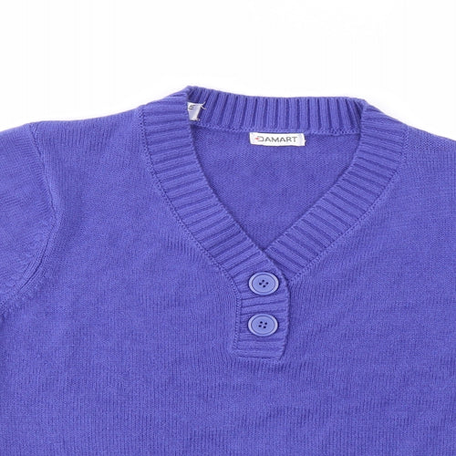 Damart Womens Purple   Pullover Jumper Size 10