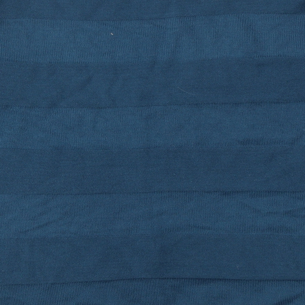 Cedar Wood State Mens Blue Striped  Pullover Sweatshirt Size M