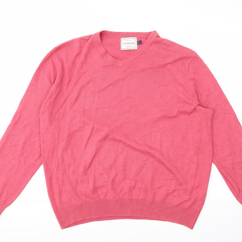 JHON LEWIS  Mens Pink   Pullover Sweatshirt Size L