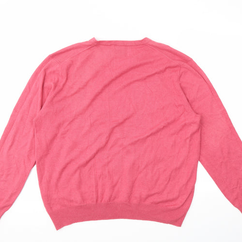 JHON LEWIS  Mens Pink   Pullover Sweatshirt Size L