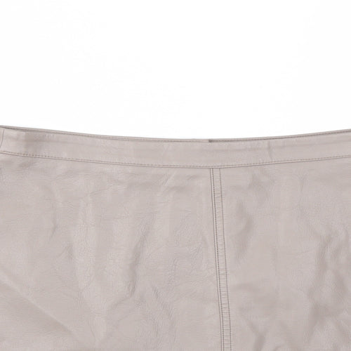 New Look Womens Brown   A-Line Skirt Size 10