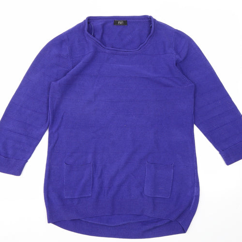 F&F Womens Purple   Pullover Jumper Size 10