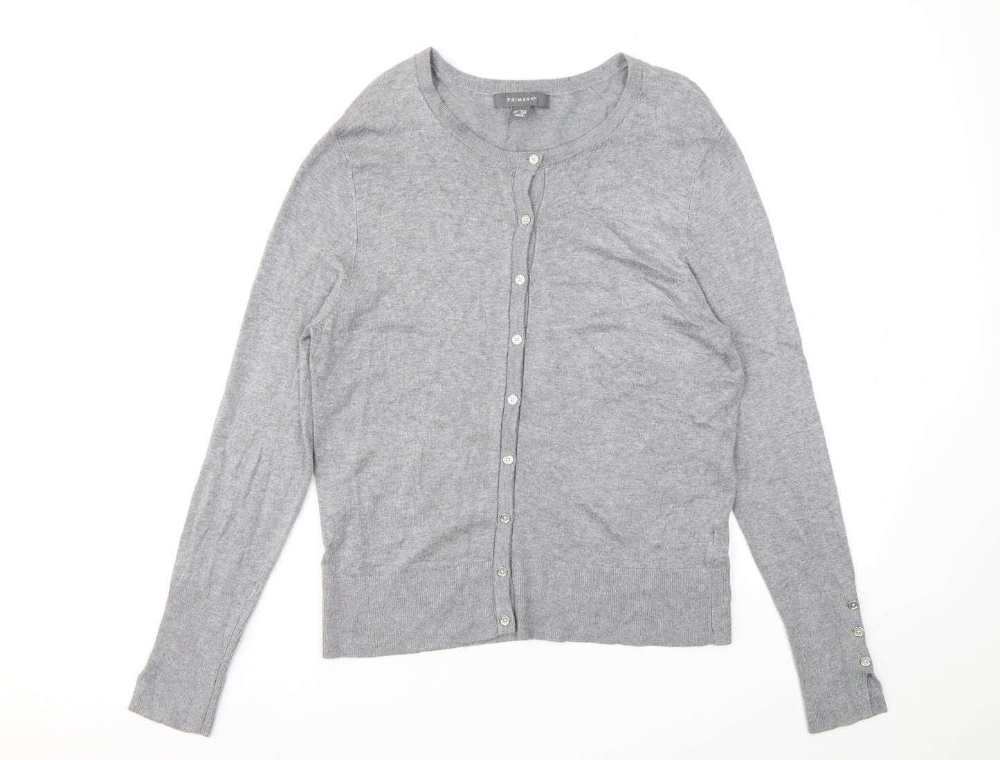 PRIMARK  Womens Grey   Cardigan Jumper Size L