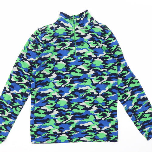 Mountain Warehouse Boys Multicoloured Camouflage  Pullover Sweatshirt Size 11-12 Years