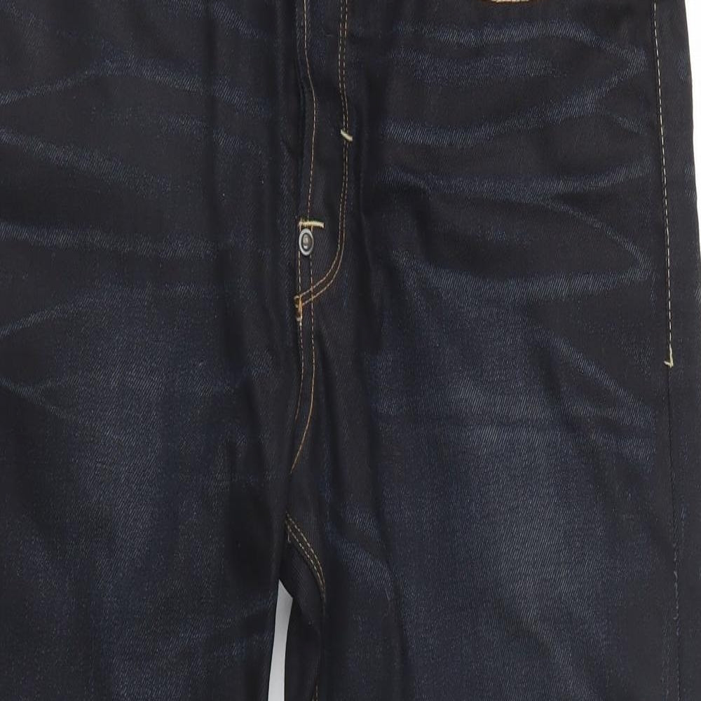 G-Star Mens Blue  Denim Straight Jeans Size 32 L26 in