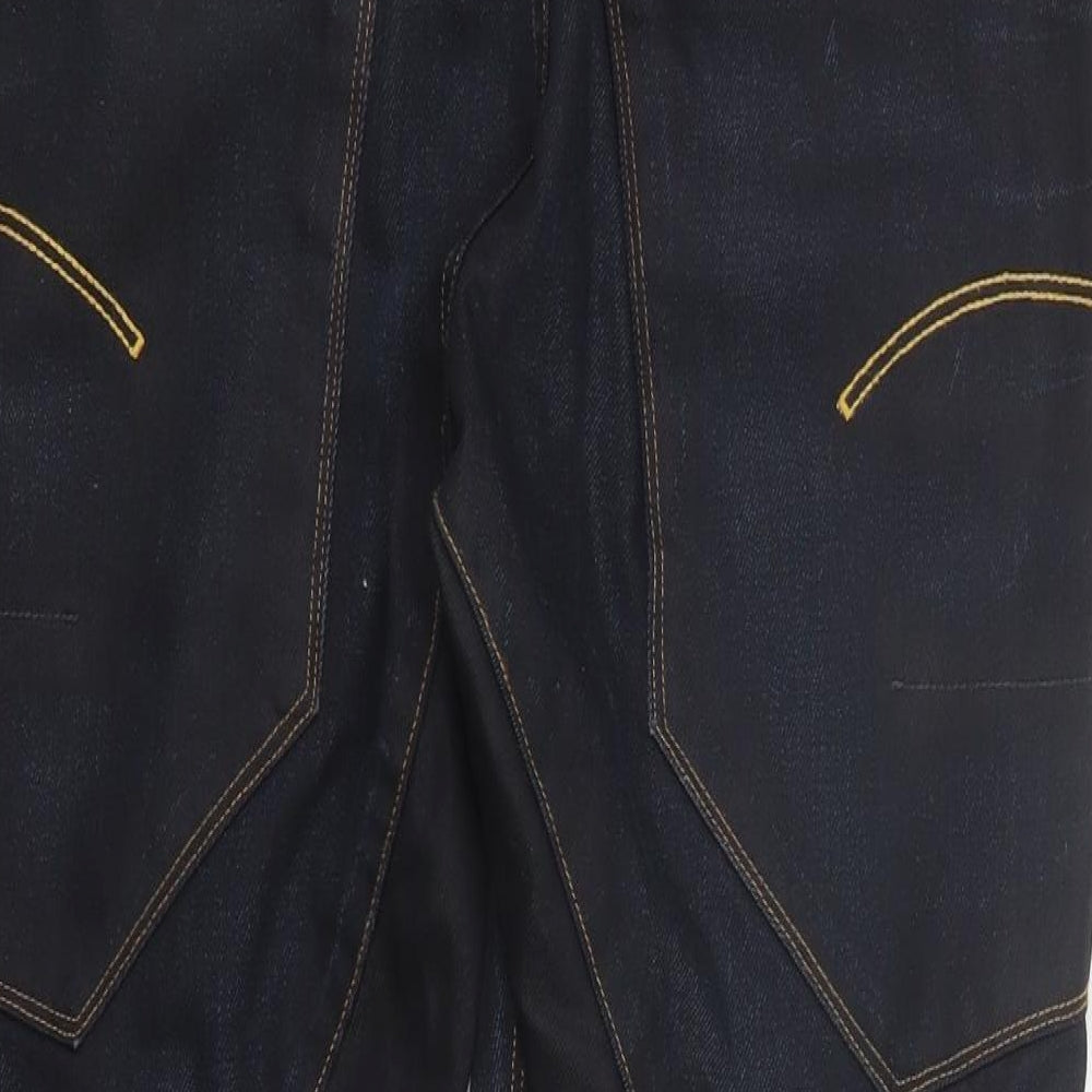 G-Star Mens Blue  Denim Straight Jeans Size 32 L26 in