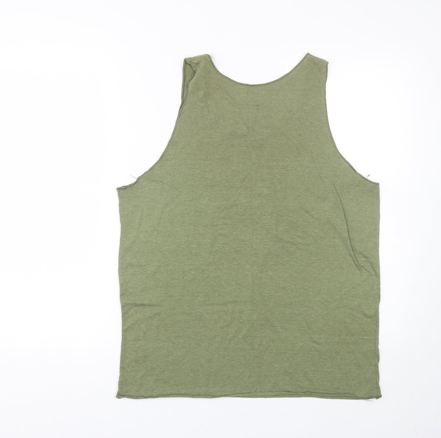 Preworn Mens Green   Basic Tank Size L  - Thailand