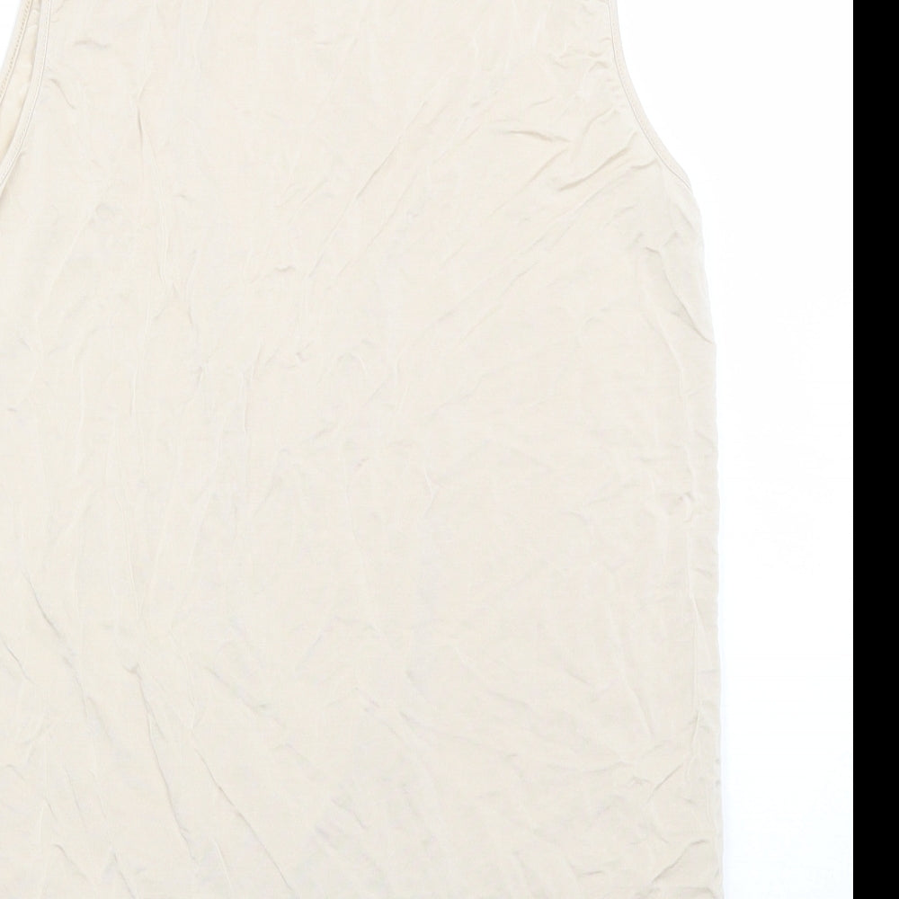 Oysho Womens Gold   Basic Tank Size S