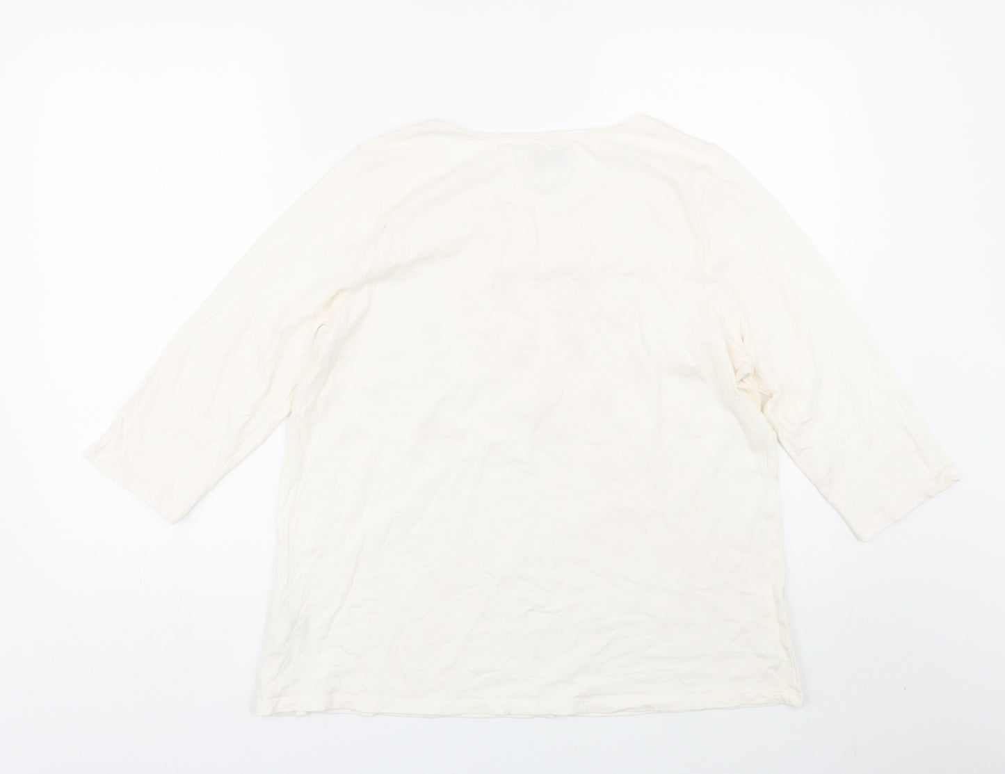 Avon Womens Beige   Top Pyjama Top Size L  - Winter
