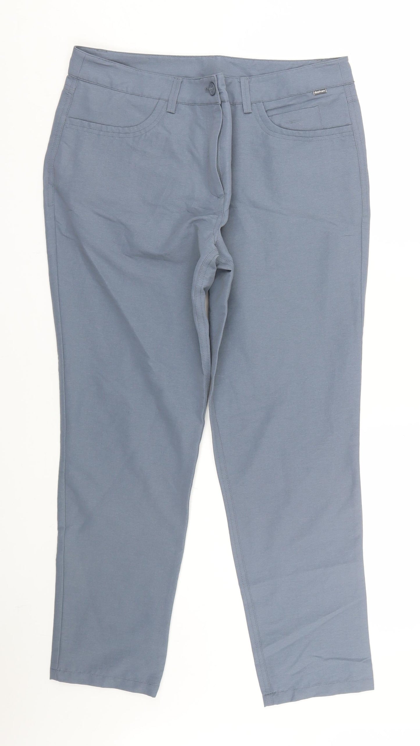 Rohan Womens Grey   Track Pants Trousers Size 14 L27 in