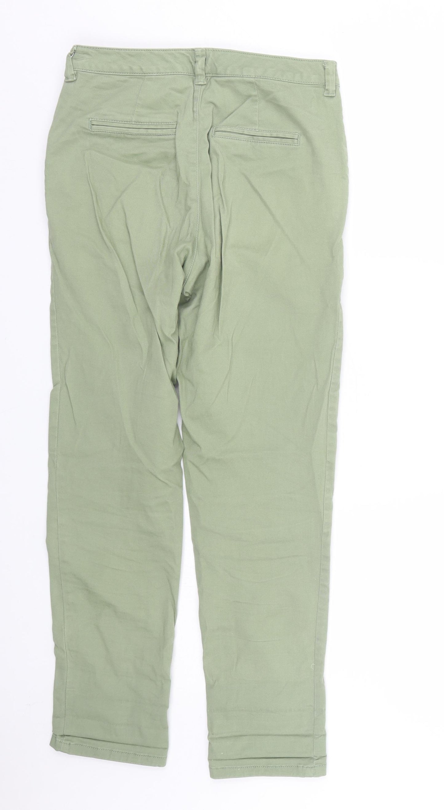 F&F Womens Green   Capri Trousers Size 6 L25 in