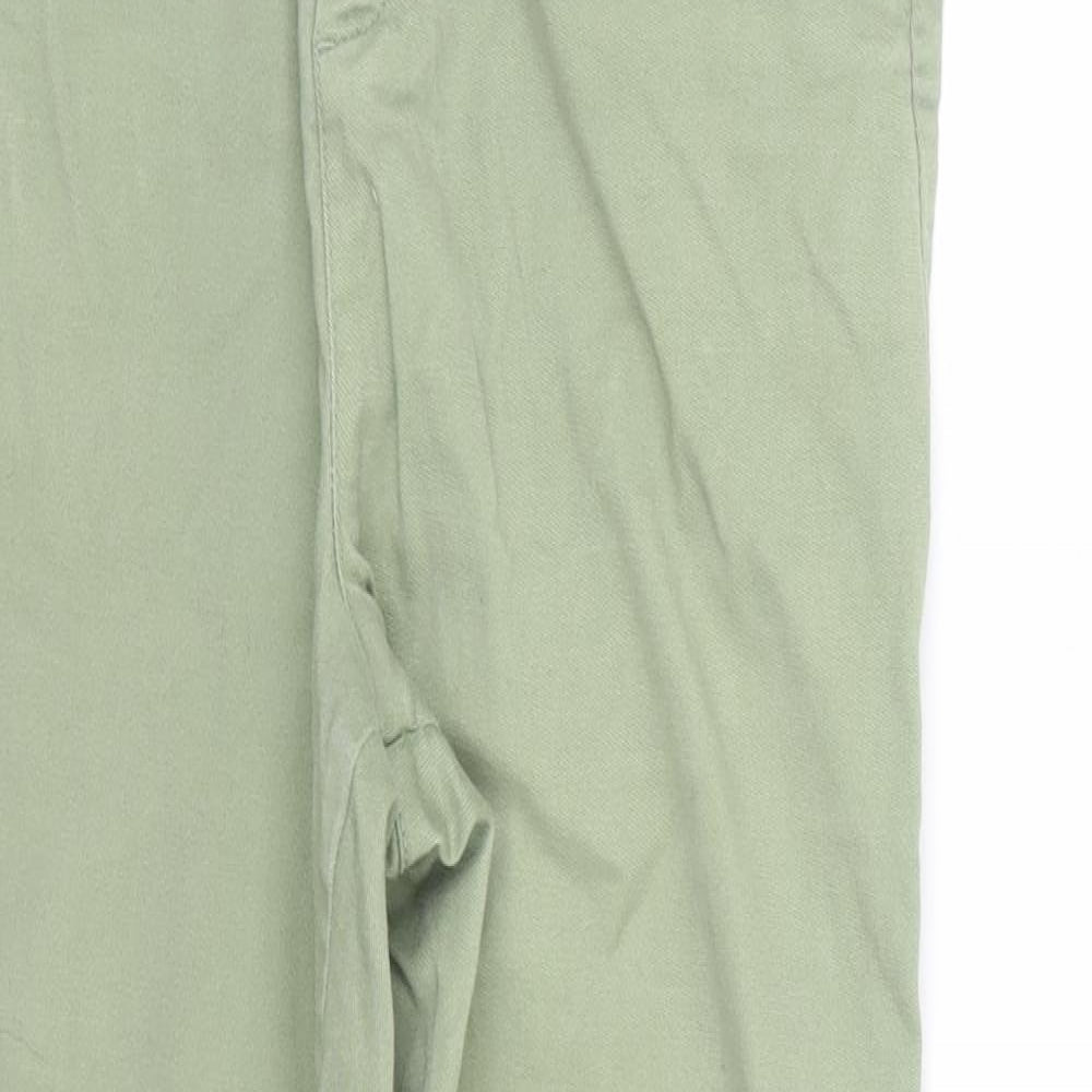 F&F Womens Green   Capri Trousers Size 6 L25 in