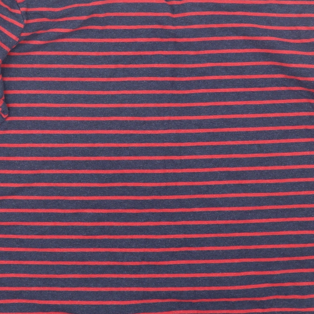 FatFace Womens Blue Striped  Basic T-Shirt Size 16