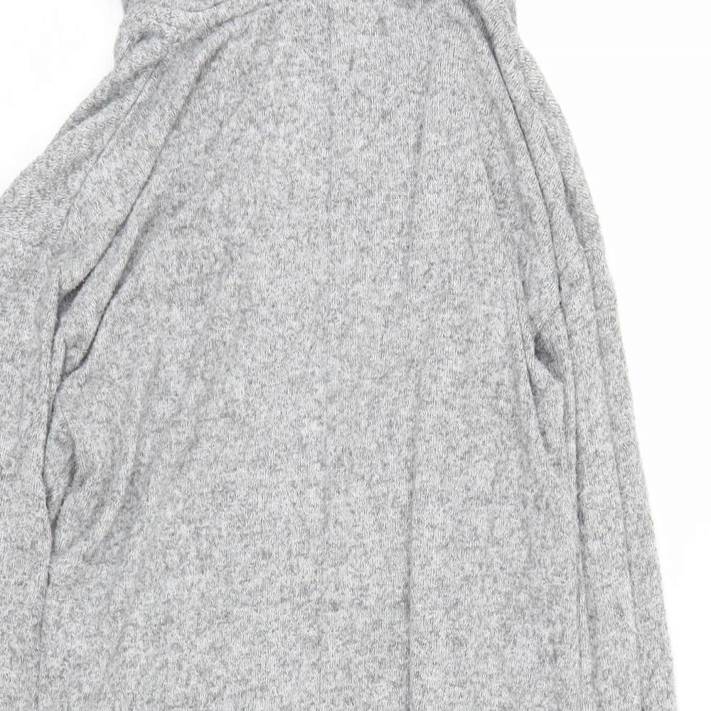 H&M Womens Grey   Cardigan Jumper Size S