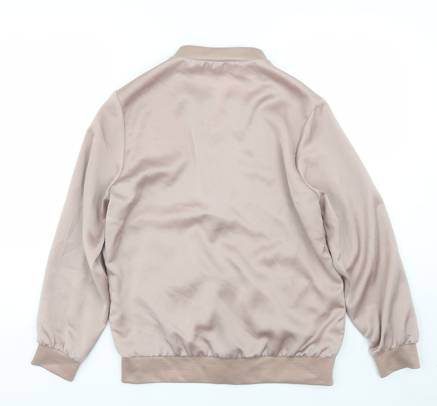 Topshop Womens Pink   Bomber Jacket Coat Size 10