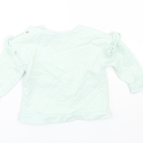 Disney Girls Green   Basic T-Shirt Size 3-6 Months  - Minnie Mouse