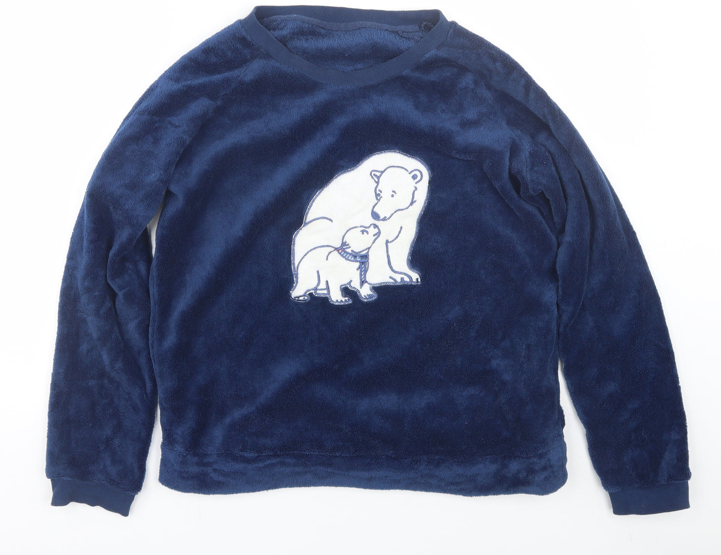 Avon Womens Blue   Top Pyjama Top Size 14  - Polar Bear