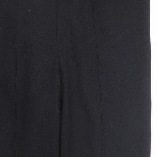 Papaya Womens Black   Trousers  Size 12 L25 in