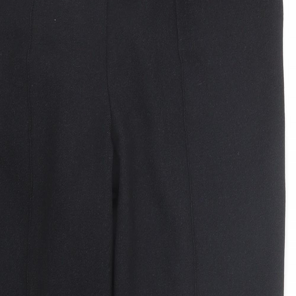 Papaya Womens Black   Trousers  Size 12 L25 in