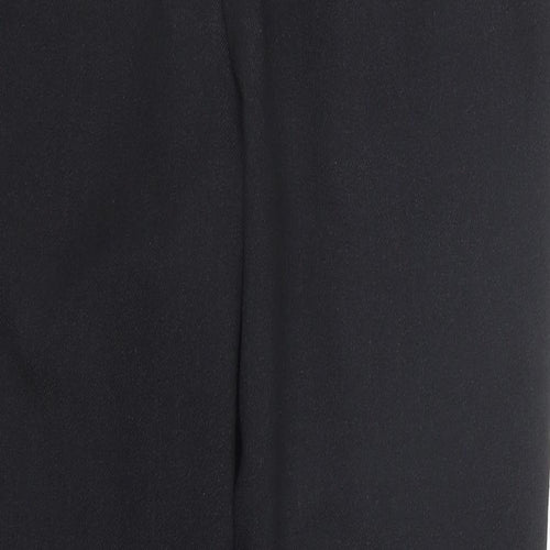 Papaya Womens Black   Trousers  Size 12 L25 in
