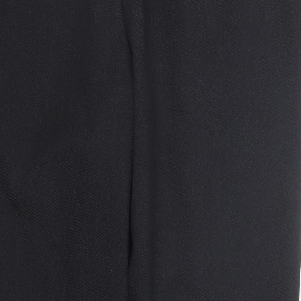 Papaya Womens Black   Trousers  Size 12 L25 in