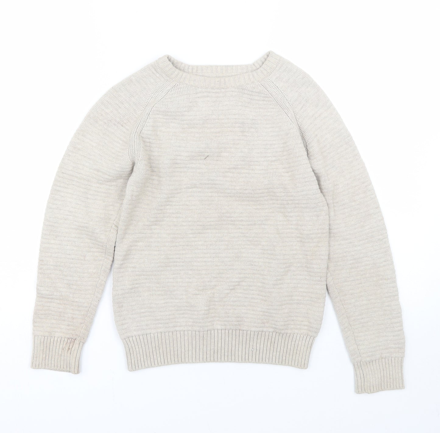 H&M Boys Beige   Pullover Jumper Size 9-10 Years