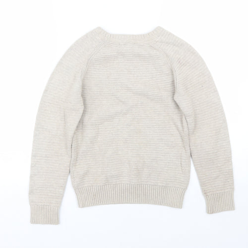 H&M Boys Beige   Pullover Jumper Size 9-10 Years