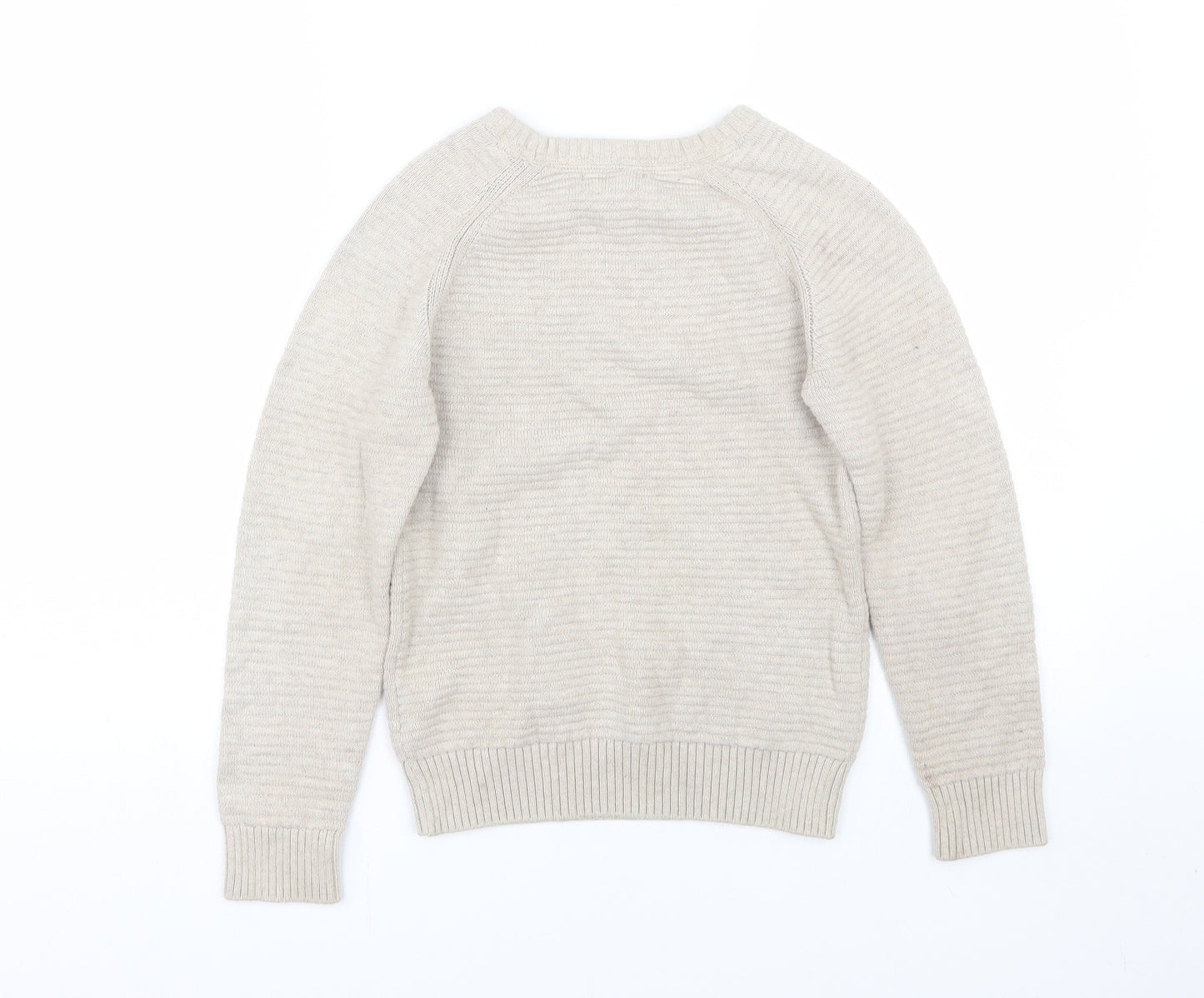 H&M Boys Beige   Pullover Jumper Size 9-10 Years