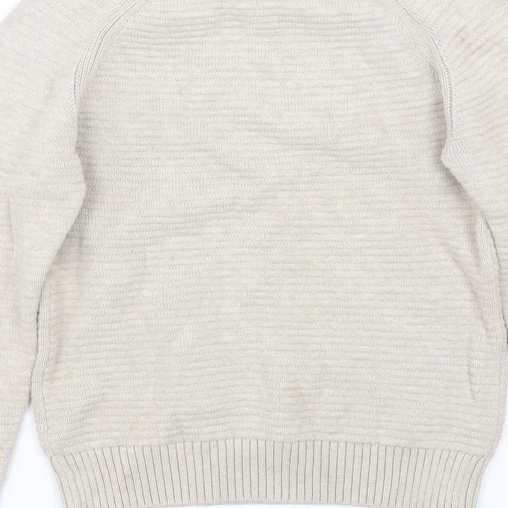 H&M Boys Beige   Pullover Jumper Size 9-10 Years