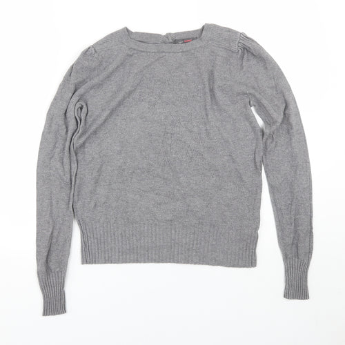Love Label Womens Grey   Pullover Jumper Size 14