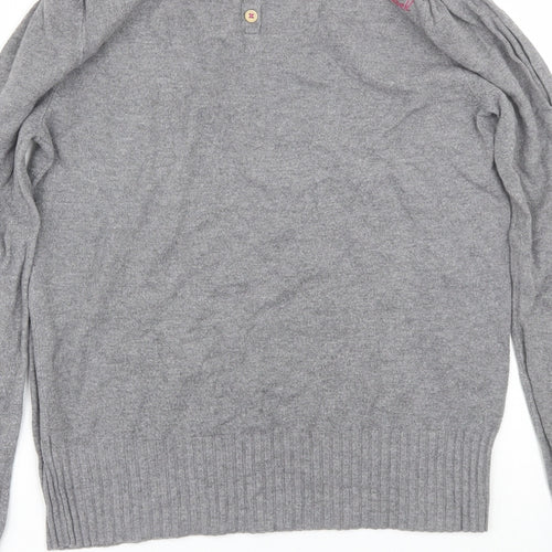Love Label Womens Grey   Pullover Jumper Size 14