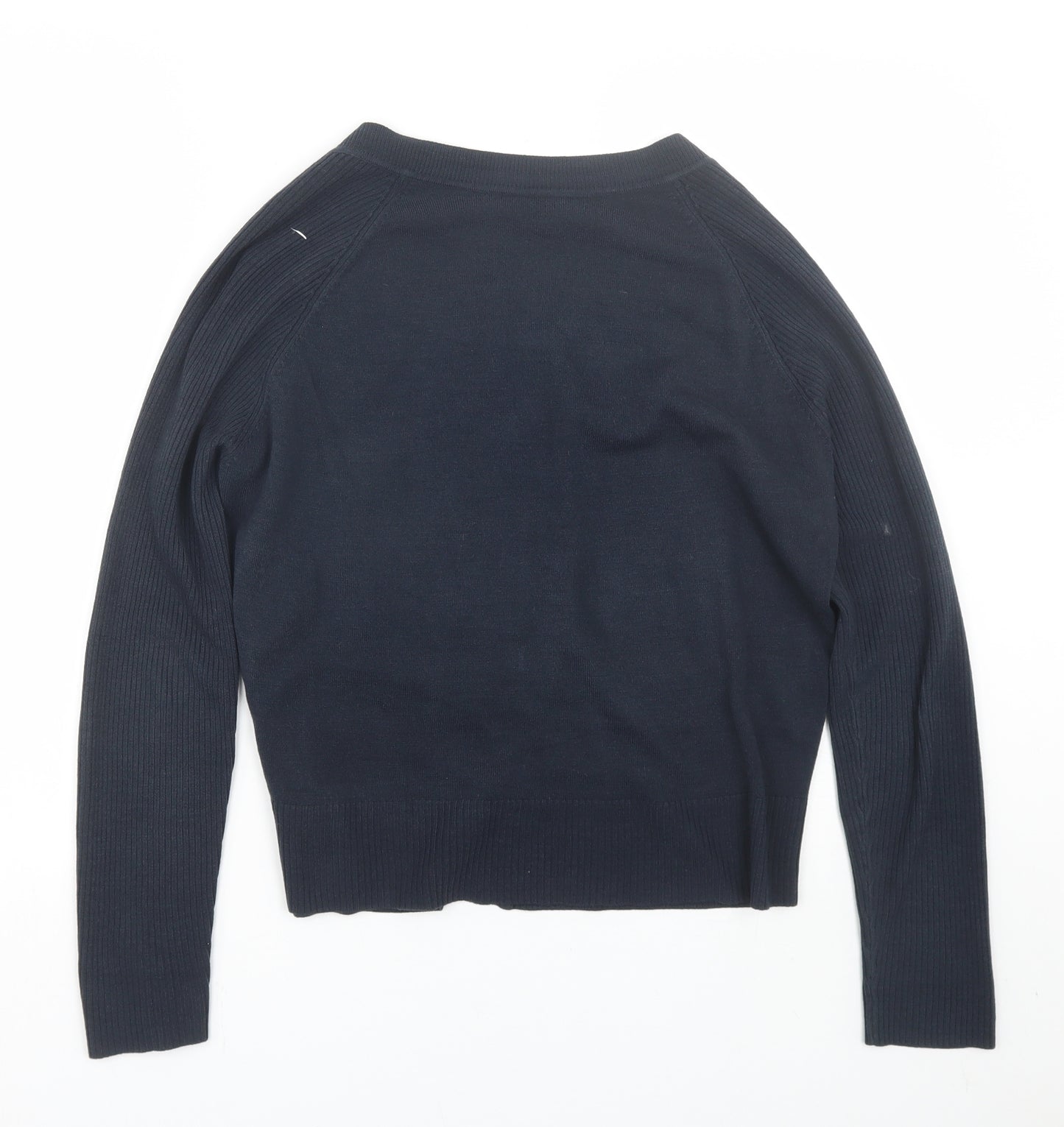 M&S Womens Blue   Cardigan Jumper Size 16