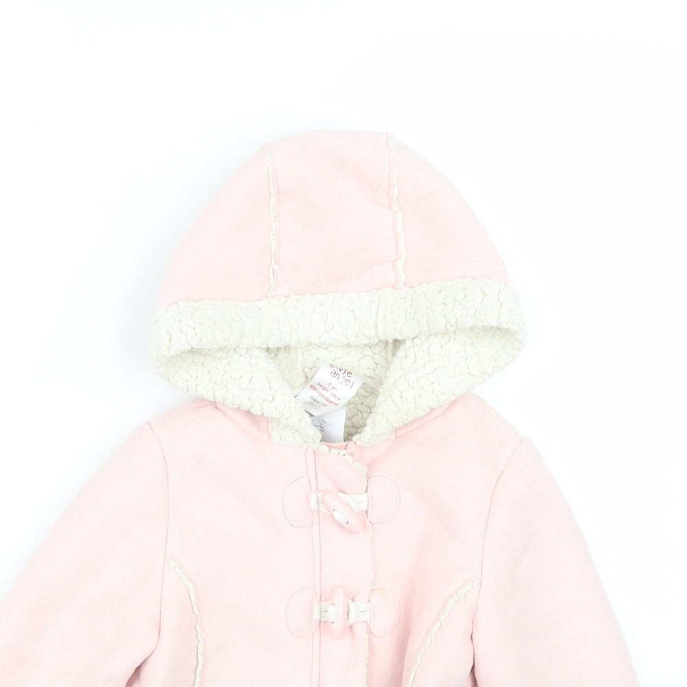 Evie Angel Girls Pink   Jacket Coat Size 4 Years