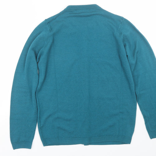 EWM Womens Blue   Cardigan Jumper Size M