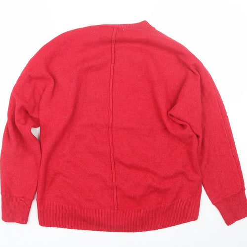 White Stuff Womens Red   Pullover Jumper Size 14