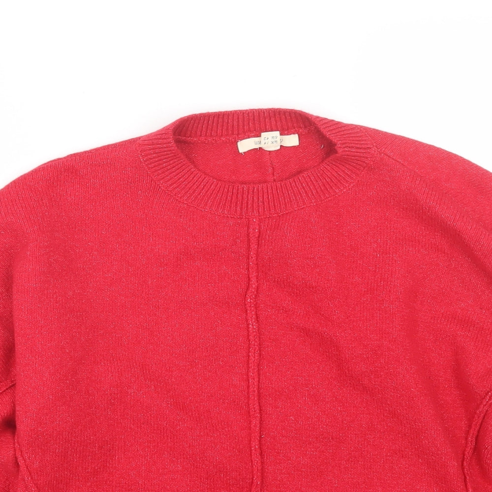White Stuff Womens Red   Pullover Jumper Size 14