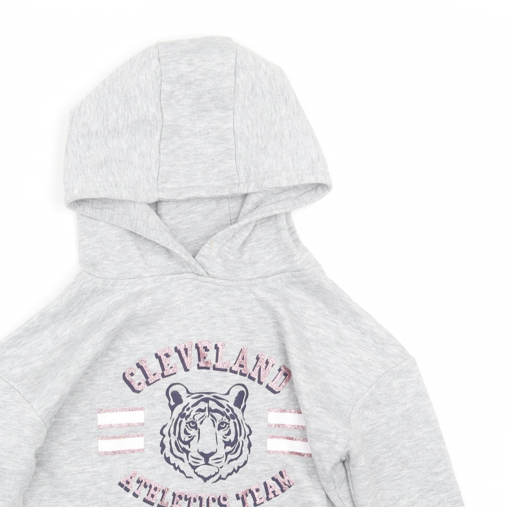 Primark Girls Grey   Pullover Hoodie Size 8-9 Years