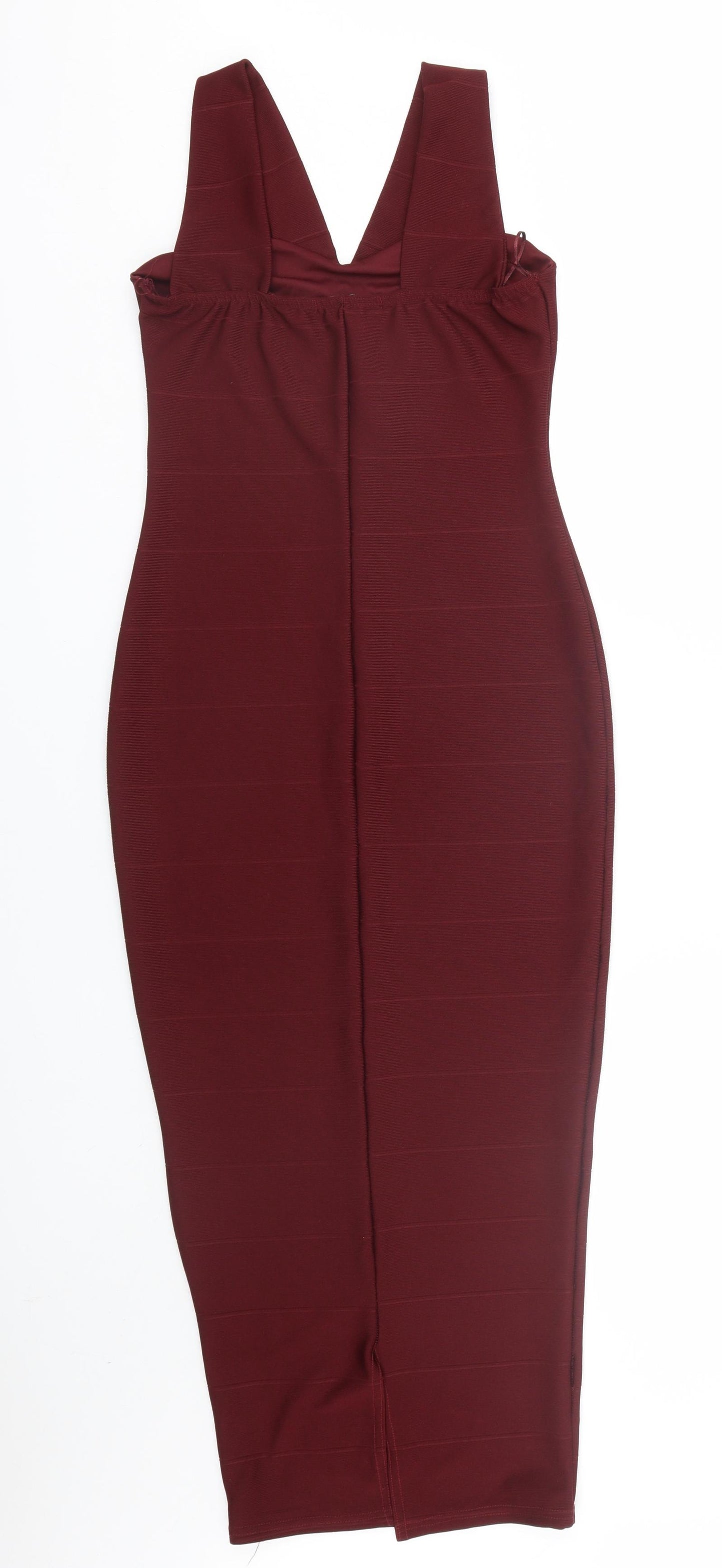 Boohoo Womens Red   Tank Dress  Size 10