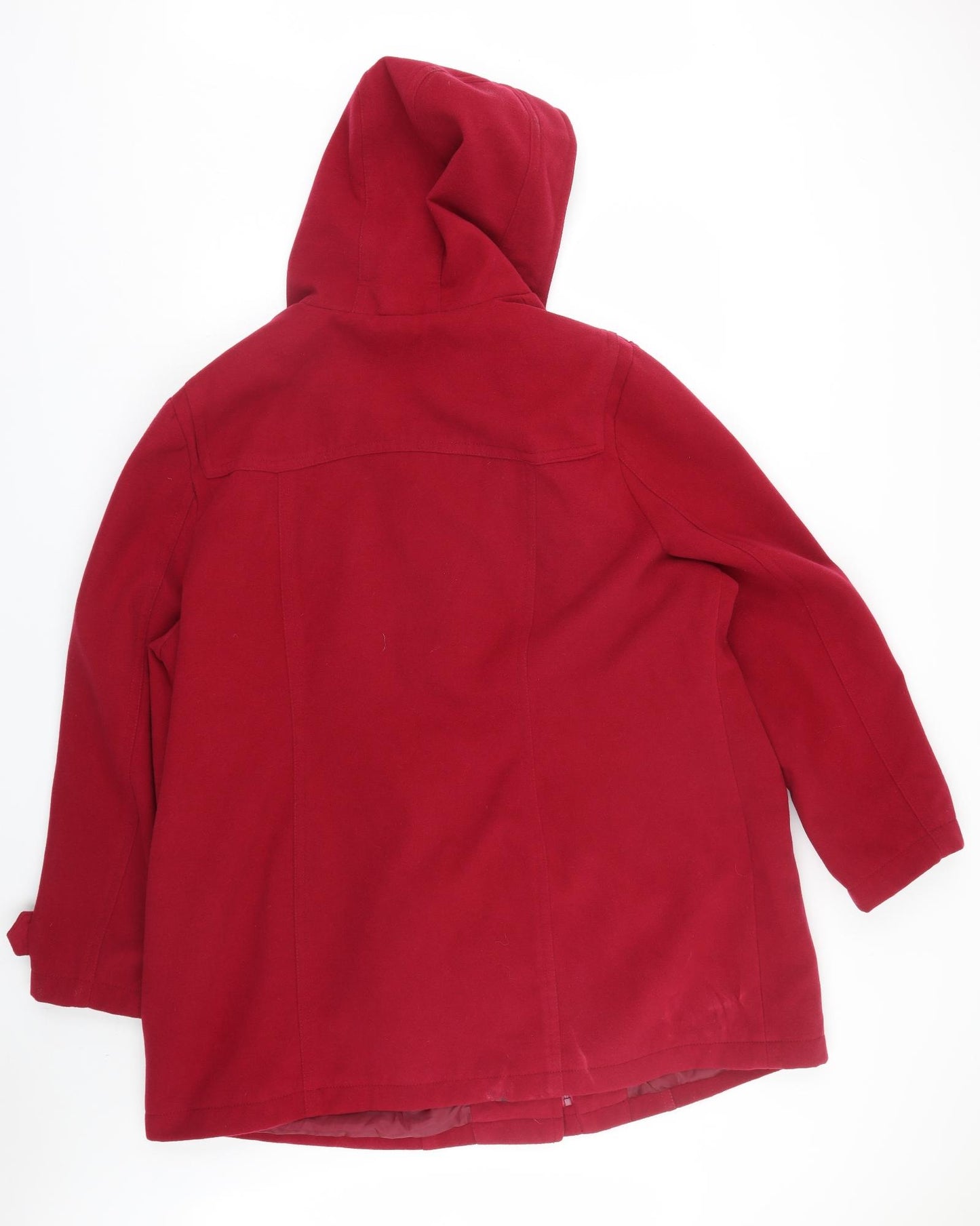 Preworn Womens Red   Jacket Coat Size 26