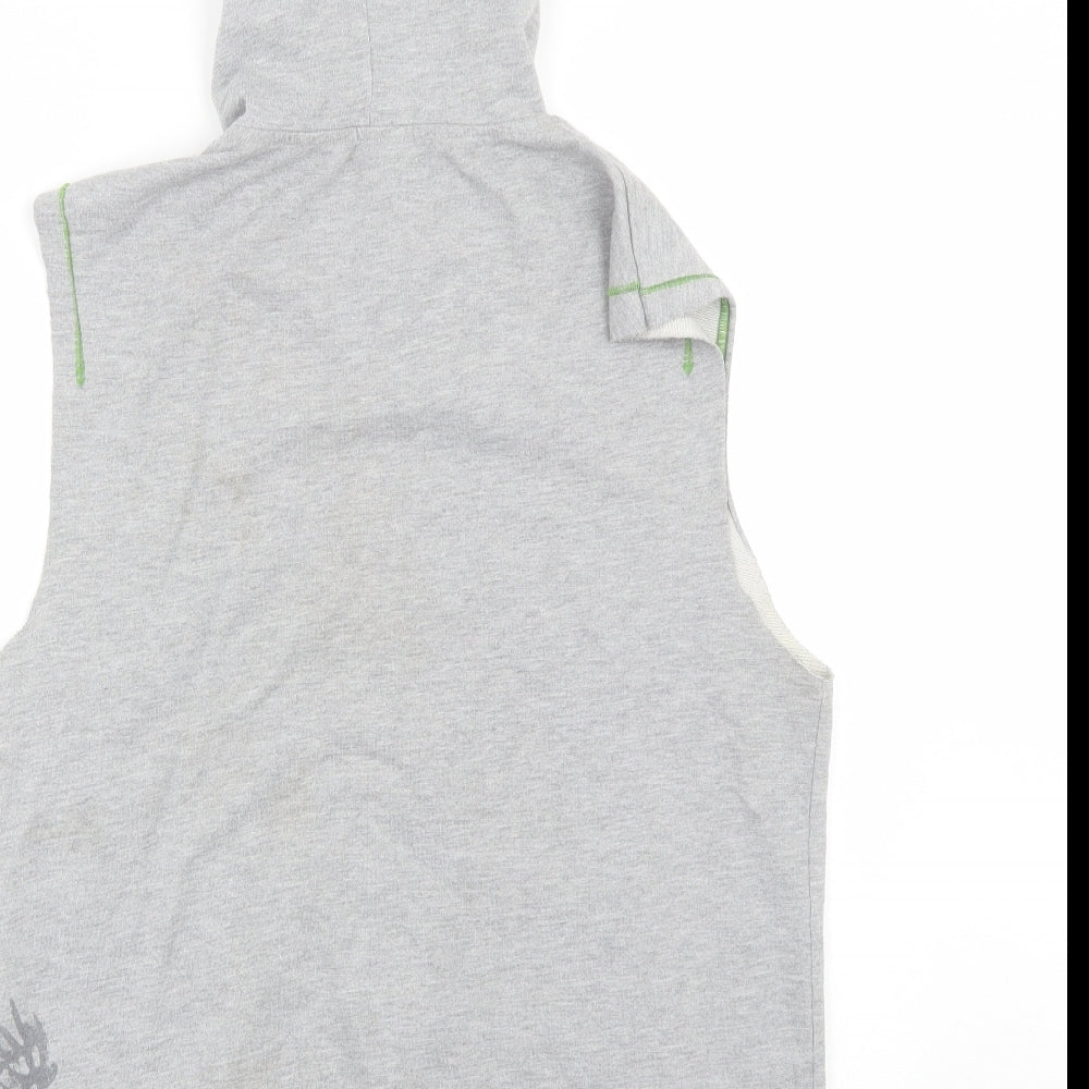 Tom Wolfe Womens Grey   Full Zip Hoodie Size L