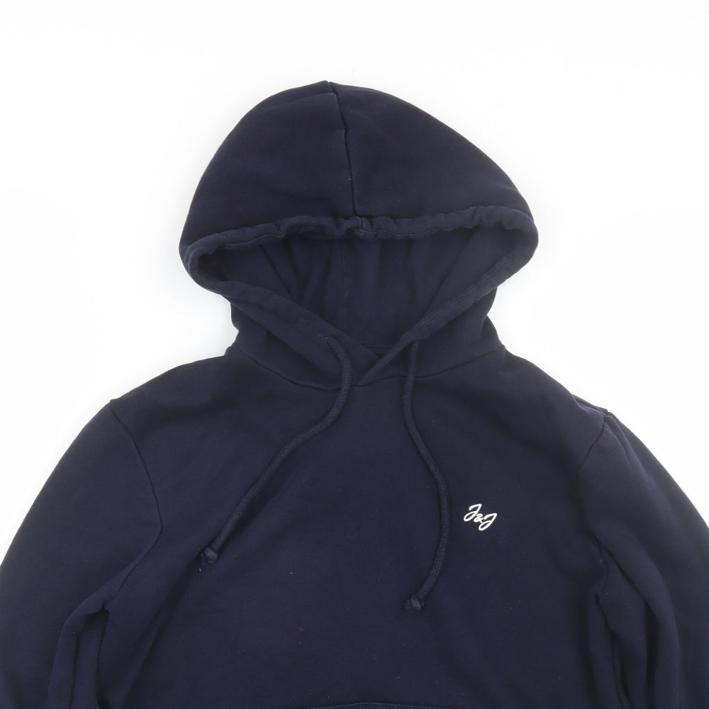 JACK & JONES Mens Blue   Pullover Hoodie Size M