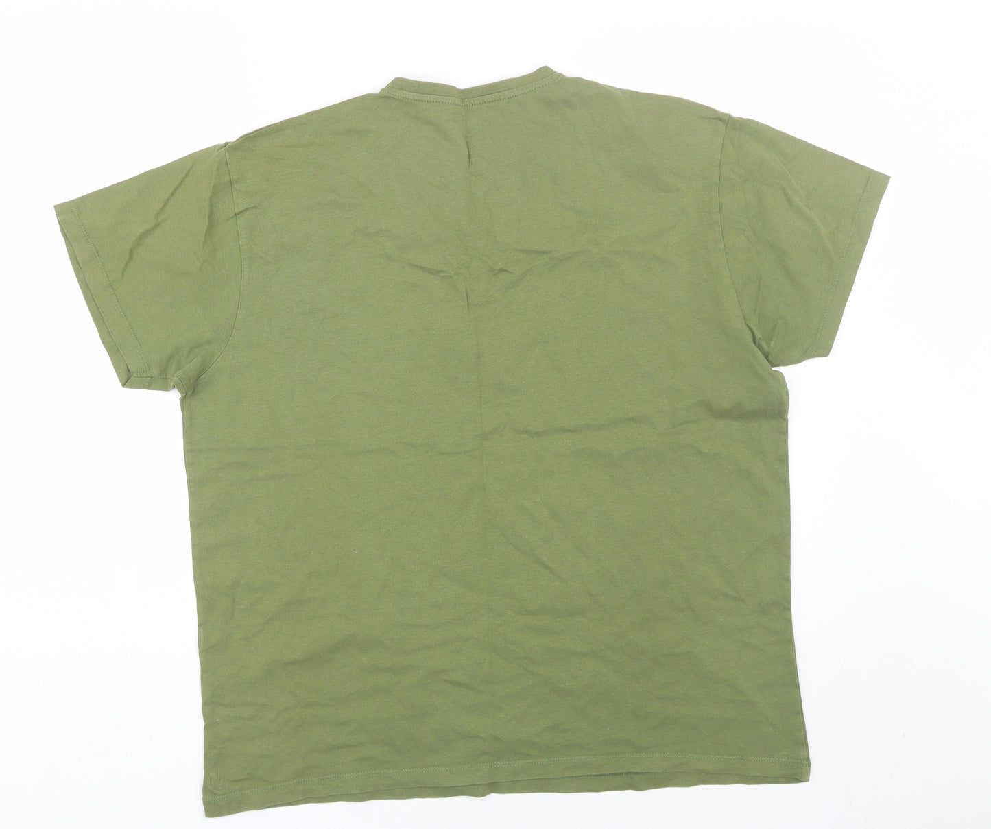 Primark Mens Green    T-Shirt Size L
